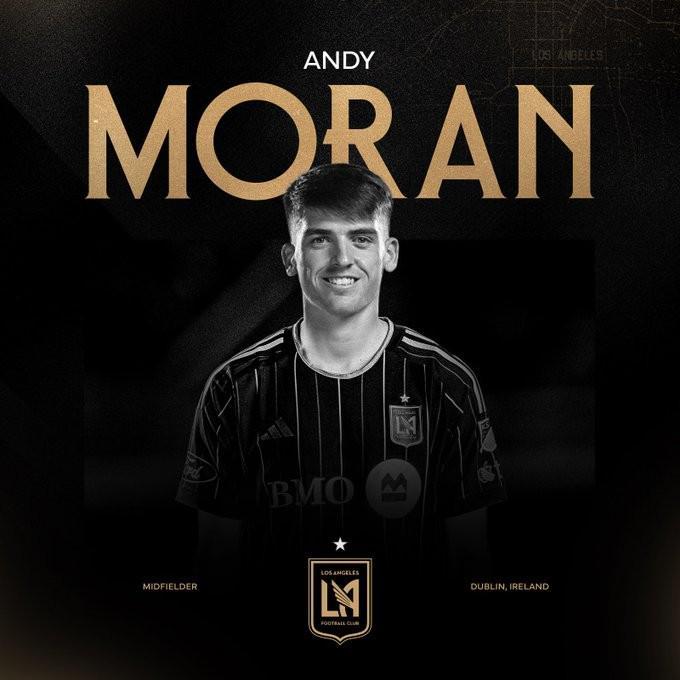 官方：布莱顿21岁中场莫兰租借加盟洛杉矶FC